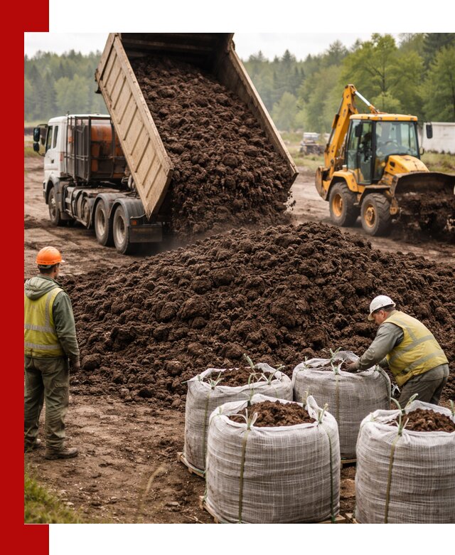 Доставка нейтрального торфа в Долгопрудном оптом и в розницу