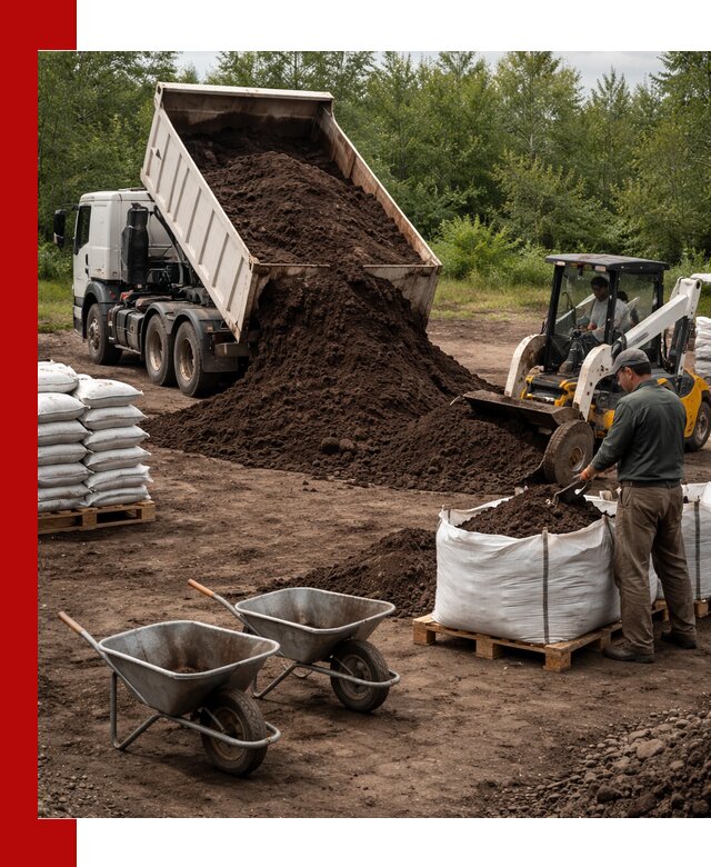 Доставка и продажа торфогрунта в Долгопрудном оптом и в розницу