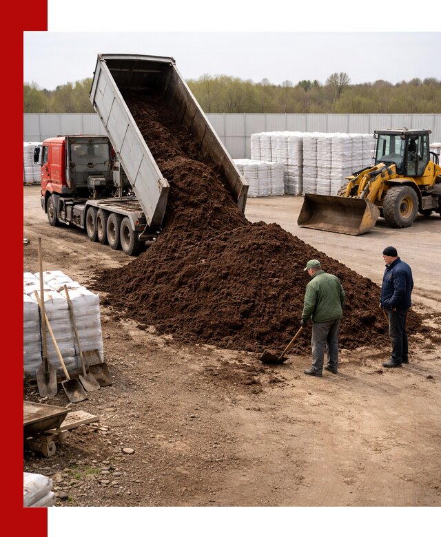 Доставка торфяных смесей оптом и в розницу в Долгопрудном