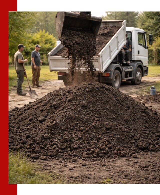 Доставка и продажа чернозема в Долгопрудном оптом и в розницу