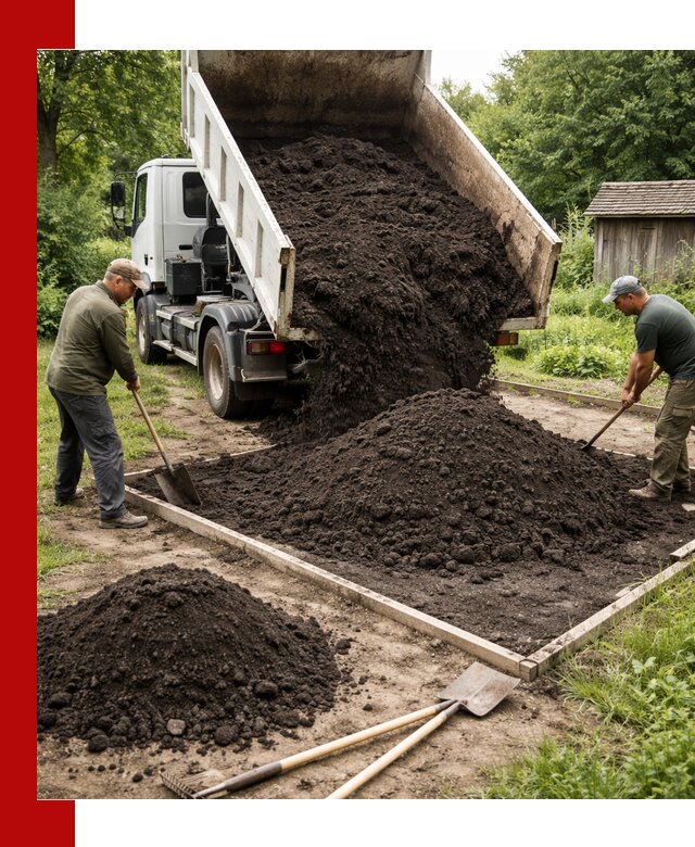 Купить чистый чернозем для огорода с доставкой в Долгопрудном