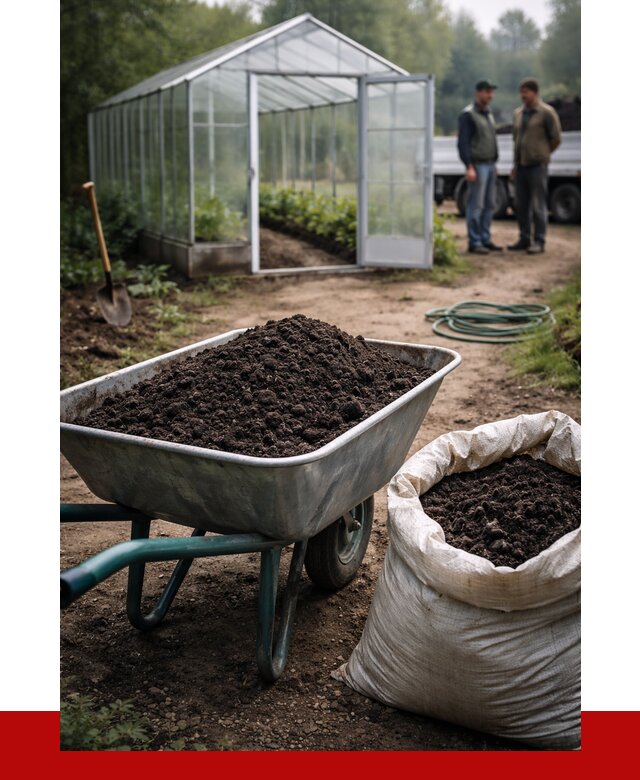 Чернозем для теплицы в Долгопрудном с доставкой от 1522 р. | ПРОНЕРУДДлг