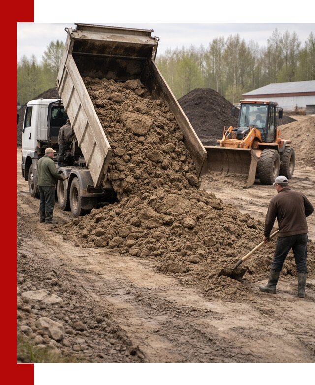 Доставка глин и суглинков в Долгопрудном оптом и вкрай