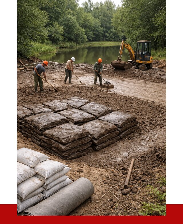 Купить глину для пруда в Долгопрудном от 4566 р. с доставкой | ПРОНЕРУДДлг