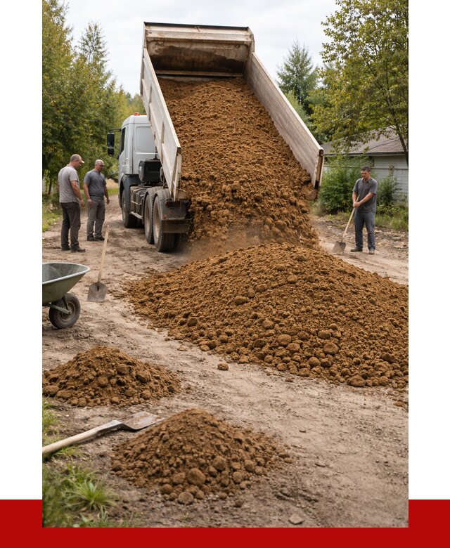 Купить суглинок с доставкой в Долгопрудном от 2537 р. за куб | ПРОНЕРУДДлг