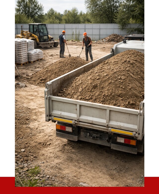 Супесь с доставкой в Долгопрудном от 2486 р. за куб | ПРОНЕРУДДлг