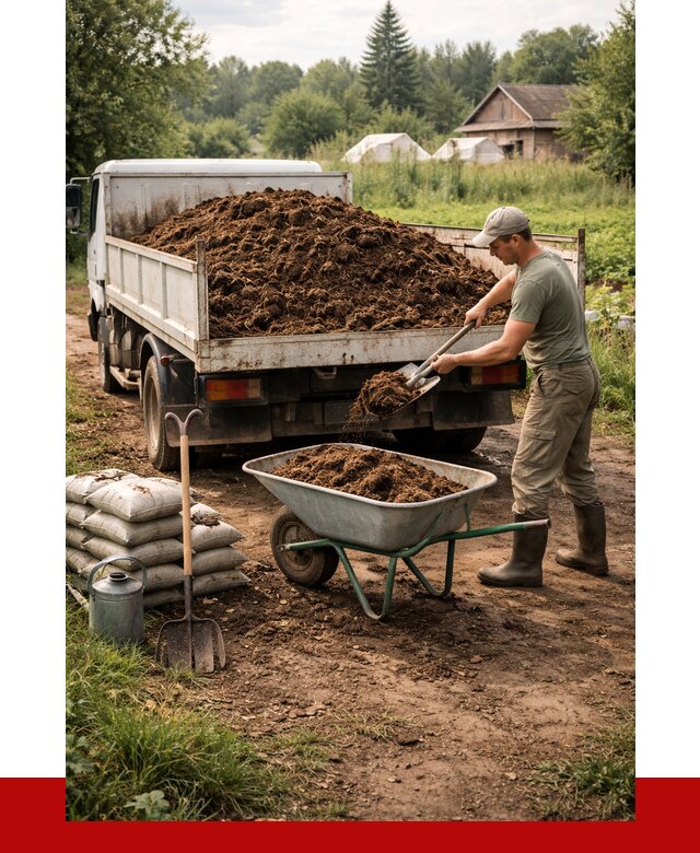 Купить коровий навоз с доставкой в Долгопрудном от 1826 р. | ПРОНЕРУДДлг