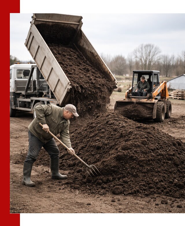 Доставка и продажа перегноя в Долгопрудном быстро и дешево
