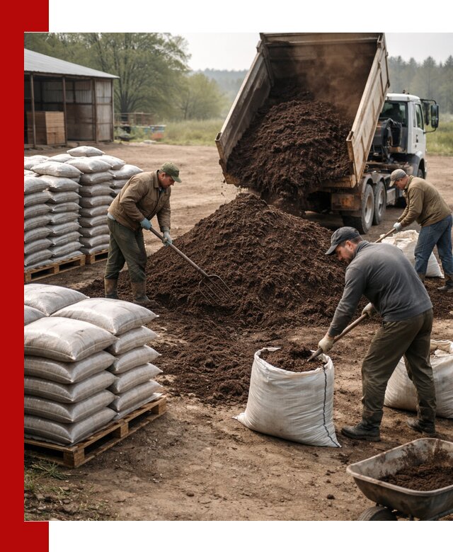 Доставка компоста оптом и в розницу в Долгопрудном
