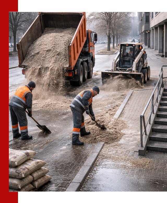 Поставка противогололедных материалов в Долгопрудном