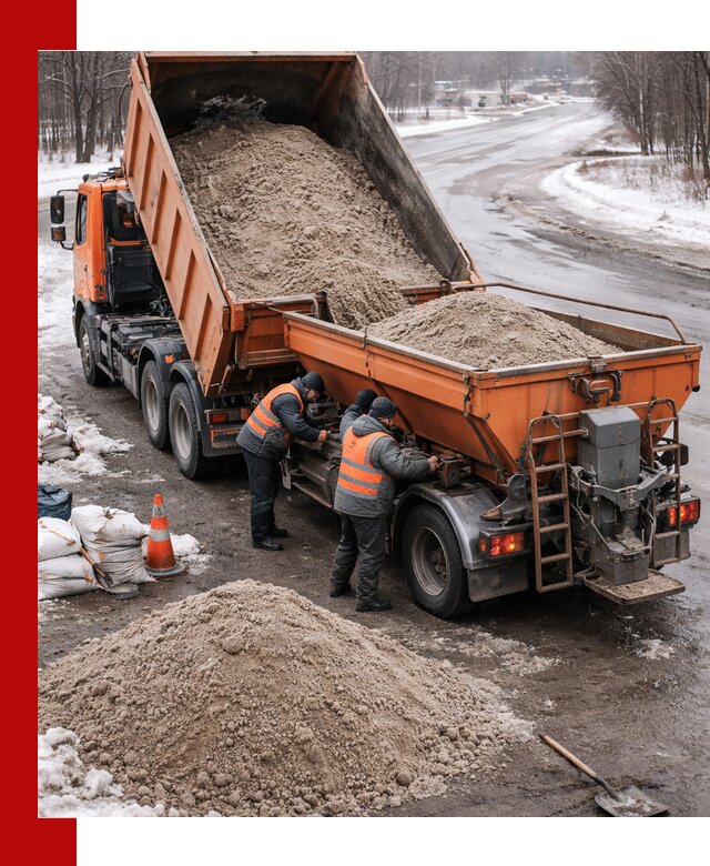 Поставка и вывоз пескосоля в Долгопрудном оптом и в розницу