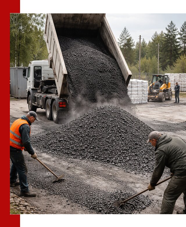 Доставка и продажа асфальтного гранулята в Долгопрудном