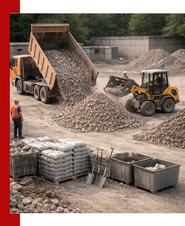 Вторичные материалы для отсыпки в Долгопрудном — поставка и доставка