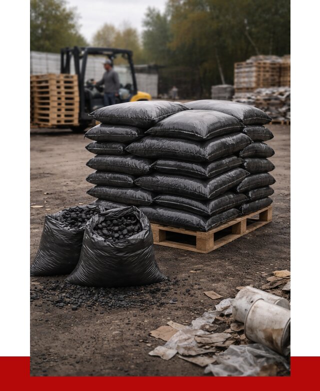 Купить уголь в мешках с доставкой в Долгопрудном от 7610 р. | ПРОНЕРУДДлг