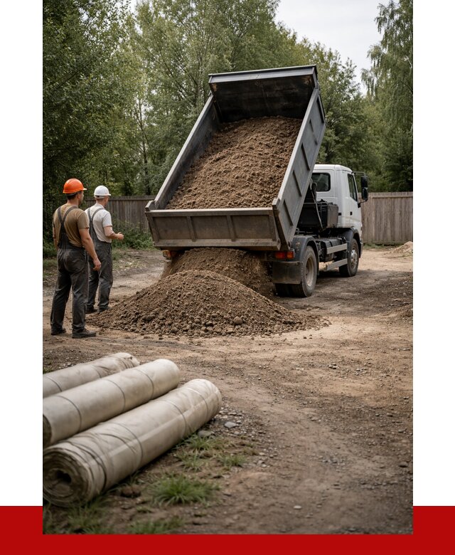 Доставка сыпучих материалов самосвалом в [cvi] от 4261 р. | ПРОНЕРУДДлг