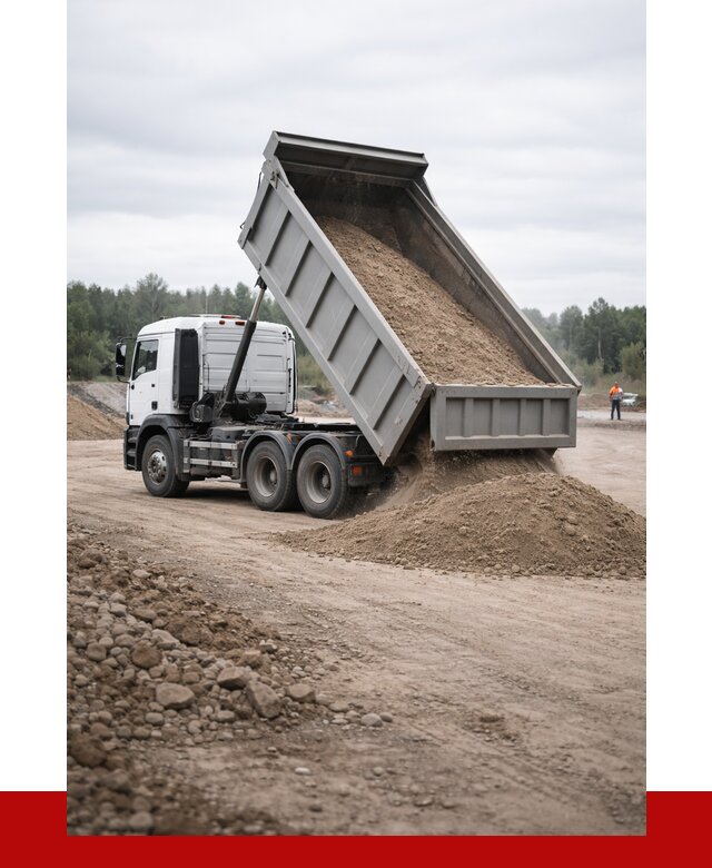 Доставка самосвалом 15 кубов в Долгопрудном от 6595 руб. | ПРОНЕРУДДлг