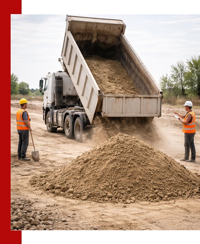 Доставка самосвалом 15 кубов в Долгопрудном за город и по городу