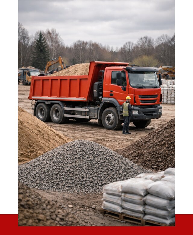 Доставка самосвалом 25 кубов в Долгопрудном от 7610 р. | ПРОНЕРУДДлг