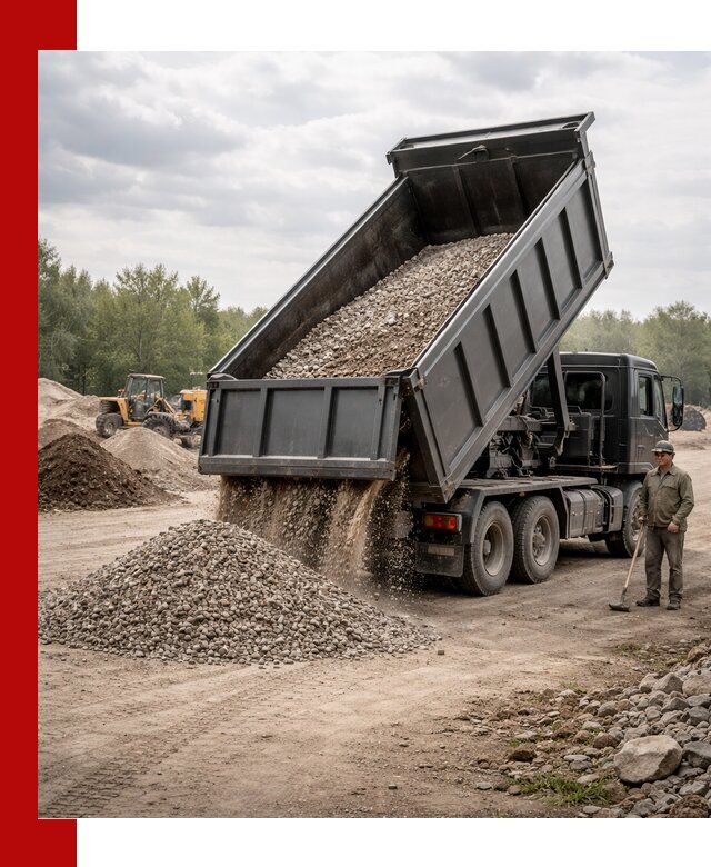 Доставка самосвалом 30 м3 по выгодным ценам в Долгопрудном