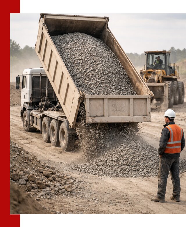 Доставка самосвалом 40 кубов цемента и сыпучих в Долгопрудном