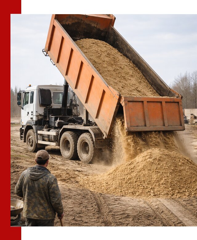 Аренда самосвала 20 тонн для перевозки грузов в Долгопрудном
